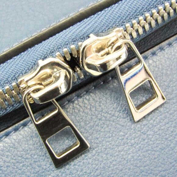 Loewe Goya Backpack .. Leather Backpack Blue - Picture 8 of 10